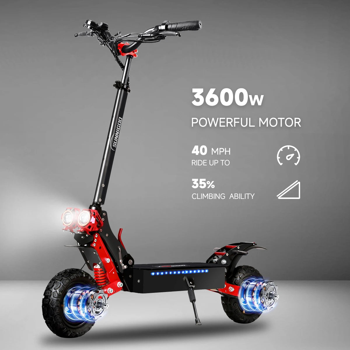 X7/X7PRO 3600W Electric Scooter 60-65km/h Dual 1800W Motor Escooter 11Inch 48V 21Ah  45-60km Mileage Foldable Electric Scooter