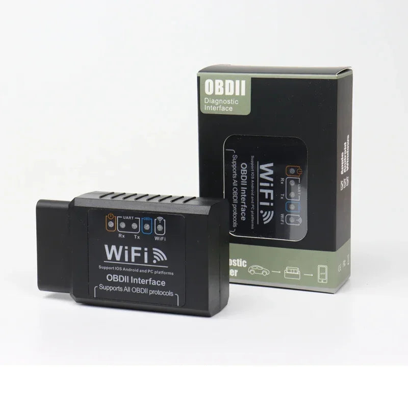 Popular ELM327 WiFi OBD2 Code Reader Scanner V1.5 Car Diagnostic Tools Car Fault Detector For Android/IOS/PC