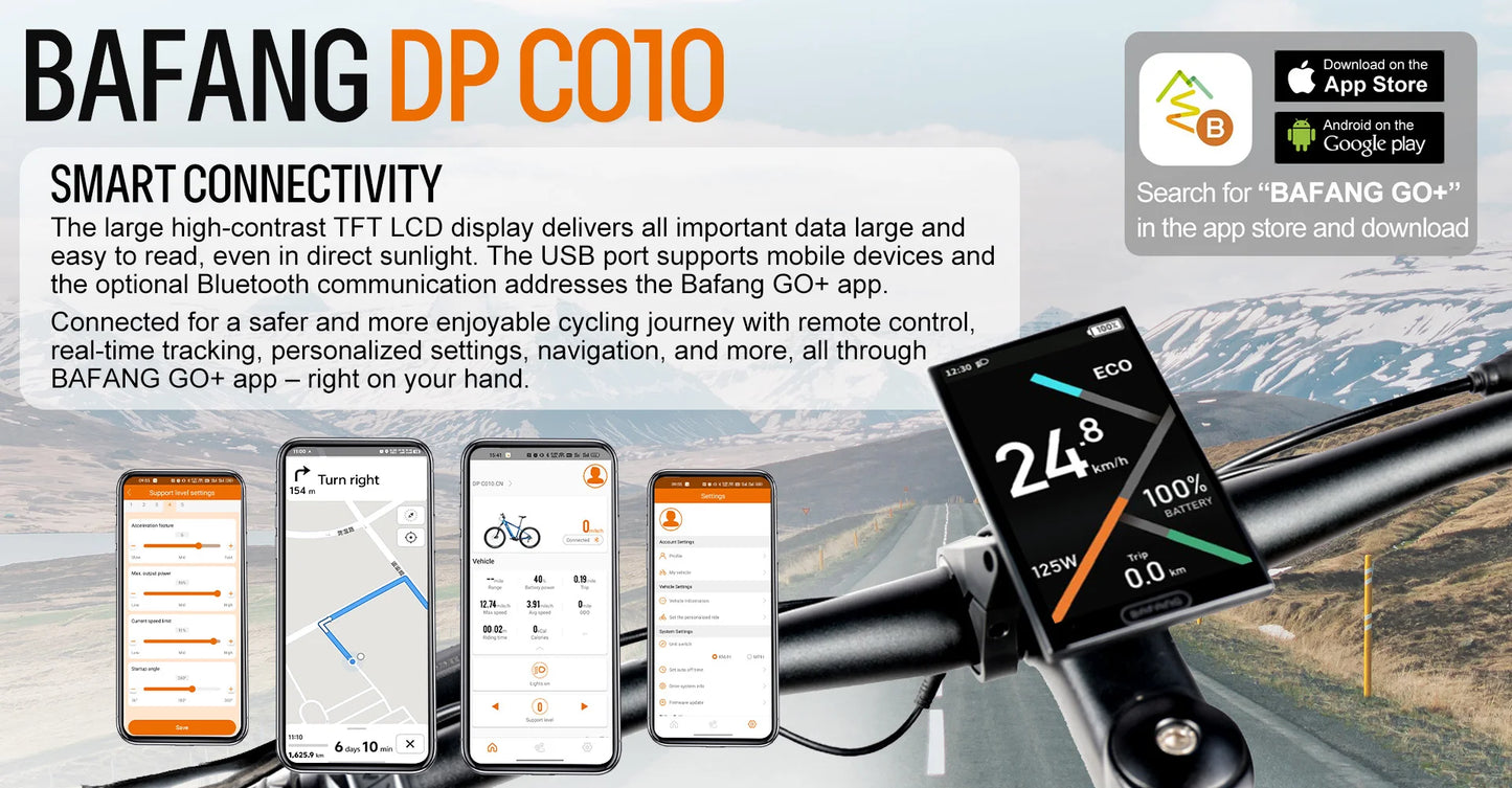 BAFANG 48V Battery 750W 500W 250W Mid Drive Motor Electric Bicycle Conversion BBS02 BBSHD with Dlsplay Kit,E-Bike Engine 68-73M