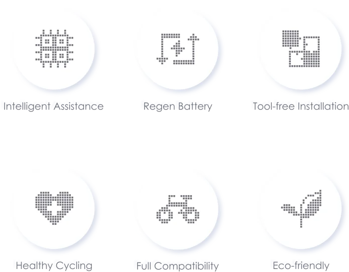 Electric Bike Conversion Kit, Up to 31 Miles Range Pedal Assist for Mountain Bike Road Bike 12V 10Ah Chargeable Battery,15.5Mph