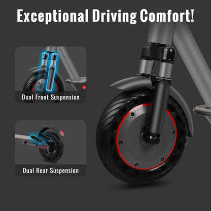 SUNNIGOO N7PRO 350W Adult Electric Scooter With APP 36V 10.4Ah Escooter 30km/h Kick Scooter Lightweight Long Range 30km Scooter