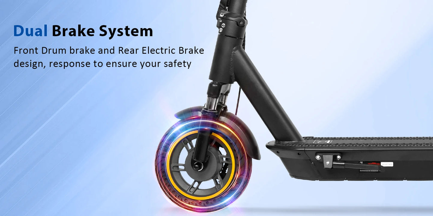 2025 Upgrate AOVOPRO Smart APP Electric Scooter 350W/500W Powerful Motor 36V/42V 25-45KM Range Adults EScooter with Dual Brake