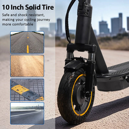 2025 Upgrate AOVOPRO Smart APP Electric Scooter 350W/500W Powerful Motor 36V/42V 25-45KM Range Adults EScooter with Dual Brake