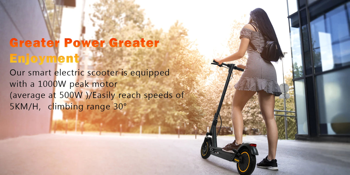 AOVOPRO V1MAX PRO 1200W Electric Scooter 45KM Max Range 35KM/H 500W Motor Power 42V14.5AH Folding Electric Scooter for Adults