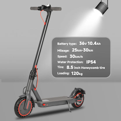 SUNNIGOO N7PRO 350W Adult Electric Scooter With APP 36V 10.4Ah Escooter 30km/h Kick Scooter Lightweight Long Range 30km Scooter