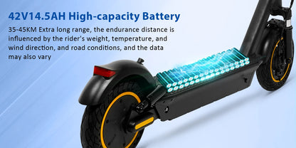 2025 Upgrate AOVOPRO Smart APP Electric Scooter 350W/500W Powerful Motor 36V/42V 25-45KM Range Adults EScooter with Dual Brake