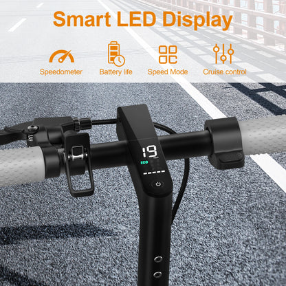 2025 Upgrate AOVOPRO Smart APP Electric Scooter 350W/500W Powerful Motor 36V/42V 25-45KM Range Adults EScooter with Dual Brake