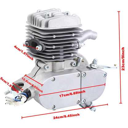 Samger 50/80/100CC Bicycle Engine Kit 2 Stroke Pocket Bike Engine For DIY Electric Bicycle Complete Engine from RU/EU