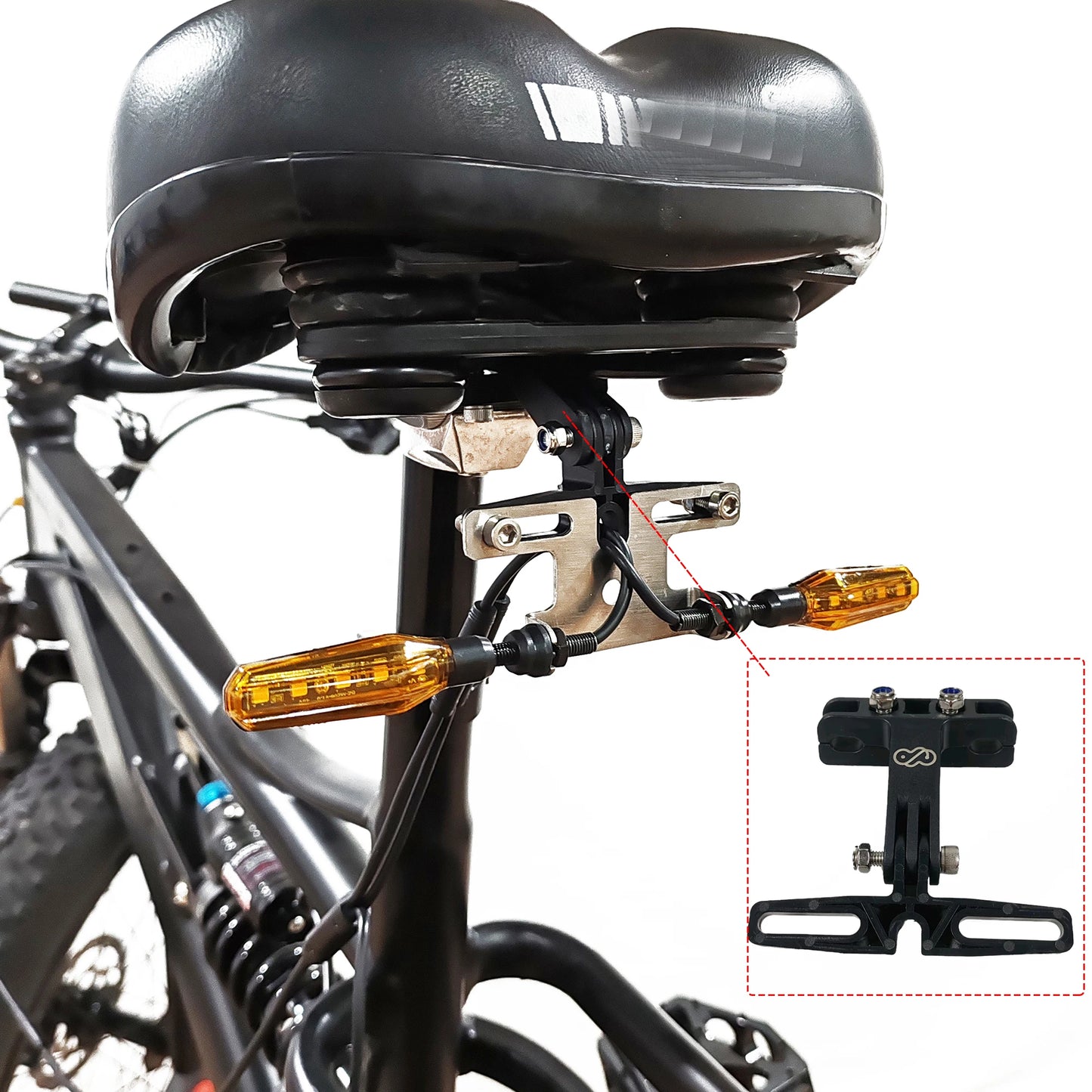 IGO-E Ebike Electric Bicycle Turn Signal Kit Set 36V 48V52V 72V Flow Flashing Waterproof Cable