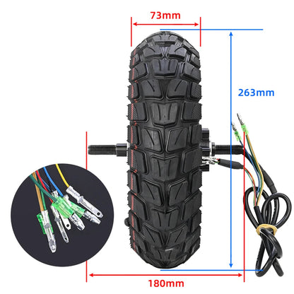 48V 1000W Motor Replacement for Kugoo M4/M4PRO Electric Scooter 10 Inch Inflatable Tire Rear Wheel Motor