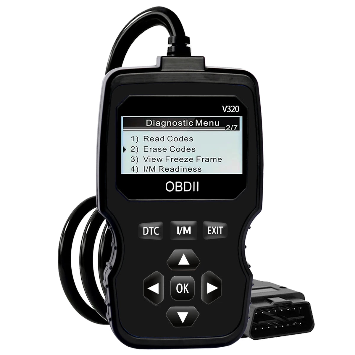 Obd2 Scanner - Advanced Car Diagnostic Tool with Engine Fault Code Reader, Voltage Tester, and Real-Time Data Stream Function