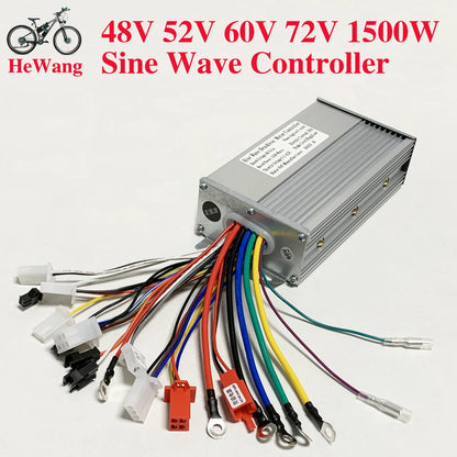 48V 52V 60V 64V 72V Sine wave controller Ebike 1000W 1500W brushless motor controller MAX 30A for electric vehicle scooter