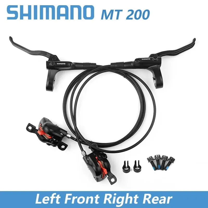 Shimano MTB Hydraulic Disc Brake MT200 BR BL Mountain Bike Hydraulic Brake 160mm Rotors Bicycle Caliper Cycling Parts