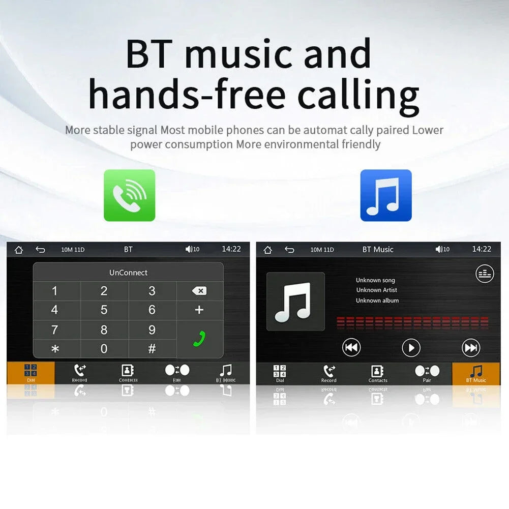 Carplay Android Auto Car Monitor HD Display MP5 Player 7.0 Inch Touch Screen Bluetooth-Compatible WiFi FM Radio Reversing Camera