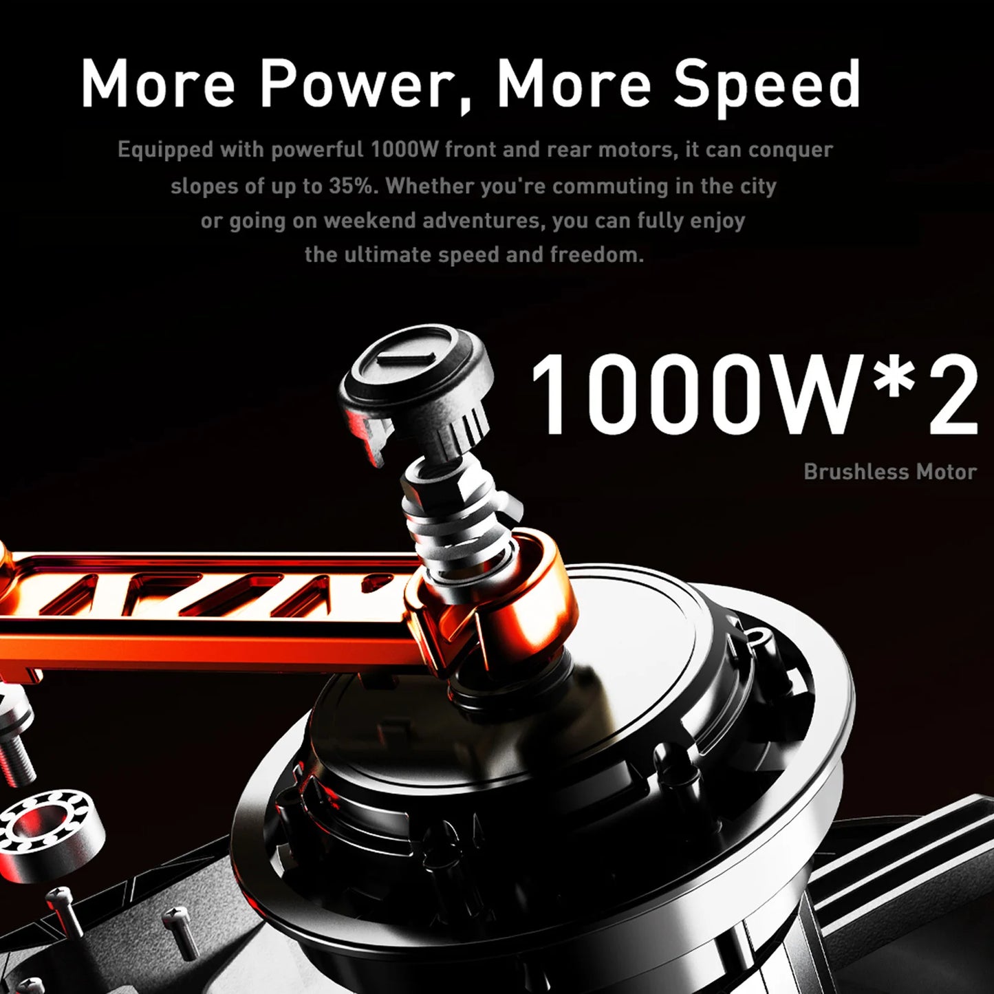 JOYOR S10-S-Z Electric Scooter 60V 18Ah Battery, Dual 1000W Motor ,10” Tire Adult Escooter,65km/h Max Speed 70-85km Range Black