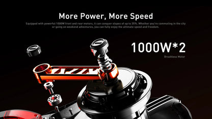 JOYOR S10-S-Z Electric Scooter 60V 18Ah Battery, Dual 1000W Motor ,10” Tire Adult Escooter,65km/h Max Speed 70-85km Range Black