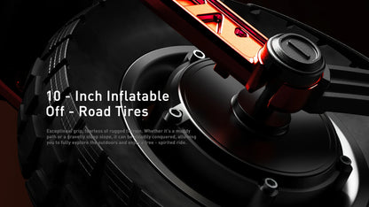 JOYOR S10-S-Z Electric Scooter 60V 18Ah Battery, Dual 1000W Motor ,10” Tire Adult Escooter,65km/h Max Speed 70-85km Range Black