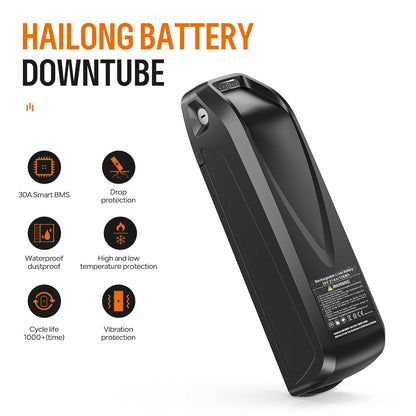 BAFANG 48V Battery 750W 500W 250W Mid Drive Motor Electric Bicycle Conversion BBS02 BBSHD with Dlsplay Kit，E-Bike Engine 68-73M