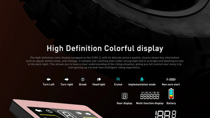 JOYOR S10-S-Z Electric Scooter 60V 18Ah Battery, Dual 1000W Motor ,10” Tire Adult Escooter,65km/h Max Speed 70-85km Range Black