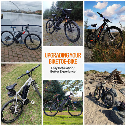 BAFANG 48V Battery 750W 500W 250W Mid Drive Motor Electric Bicycle Conversion BBS02 BBSHD with Dlsplay Kit，E-Bike Engine 68-73M