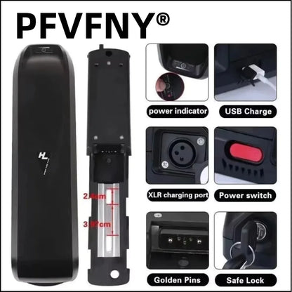 Air fast transportation 36V48V52V New Full Capacity Power 18650 Hailong Battery 30AH Lithium Battery Pack Suitable for 250-3000W