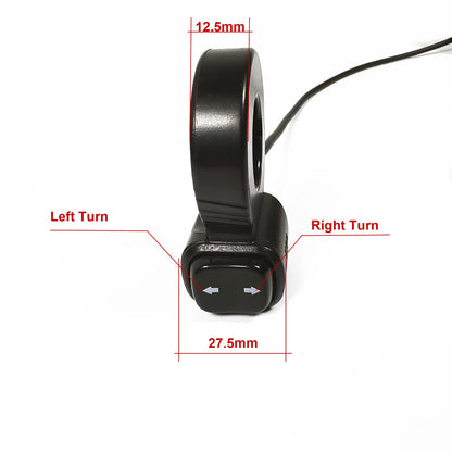 IGO-E Ebike Electric Bicycle Turn Signal Kit Set 36V 48V52V 72V Flow Flashing Waterproof Cable