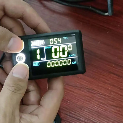 36V 48V 60V 500W 25A Sine Wave Brushless Motor Controller S866 Color LCD Display PAS Kit for Electric Scooter Bike E-bike Repair